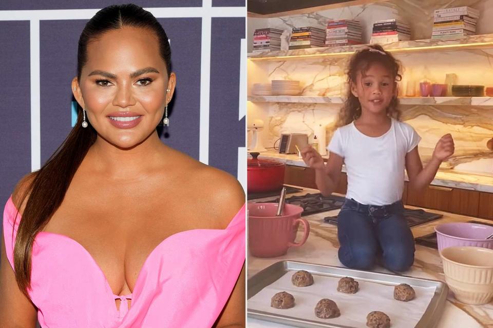 <p>Charles Sykes/Bravo via Getty Images; Chrissy Teigen/Instagram</p> Chrissy Teigen; Luna Stephens