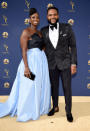 <p>Alvina Stewart (left) and Anthony Anderson attend the 70th Emmy Awards at Microsoft Theater on Sept. 17, 2018 in Los Angeles. (Photo by Kevin Mazur/Getty Images) </p>