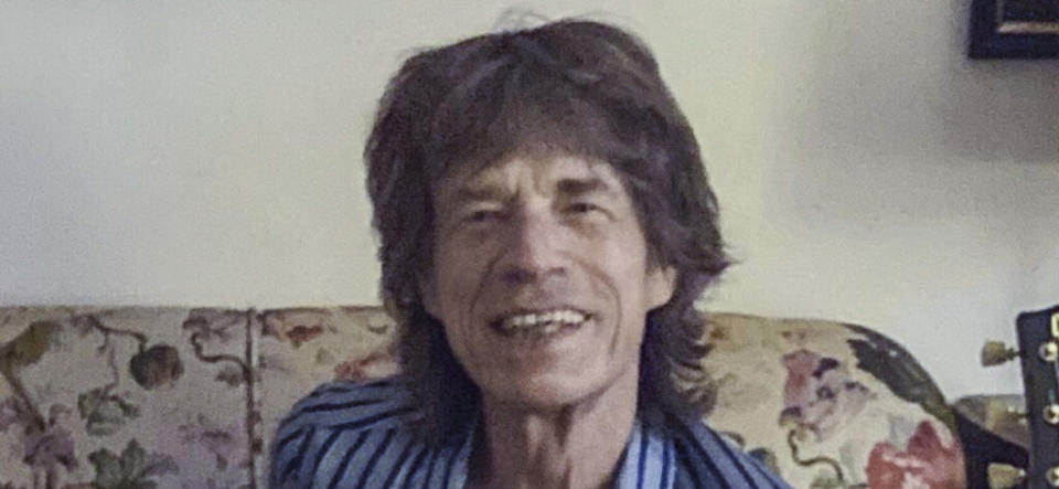 Mick Jagger smiling