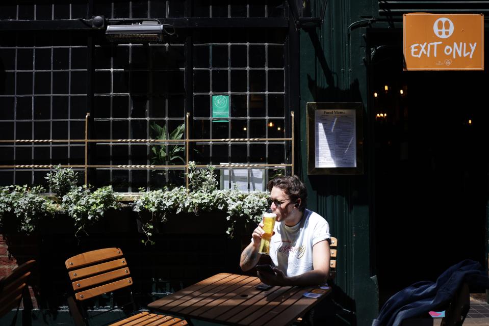 Drink on: pubs are back, but still being held back as restrictions remain (Getty Images)