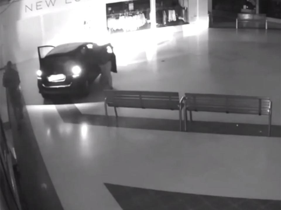 Police hunt Italian Job-style raiders who used car to smash into shopping centre