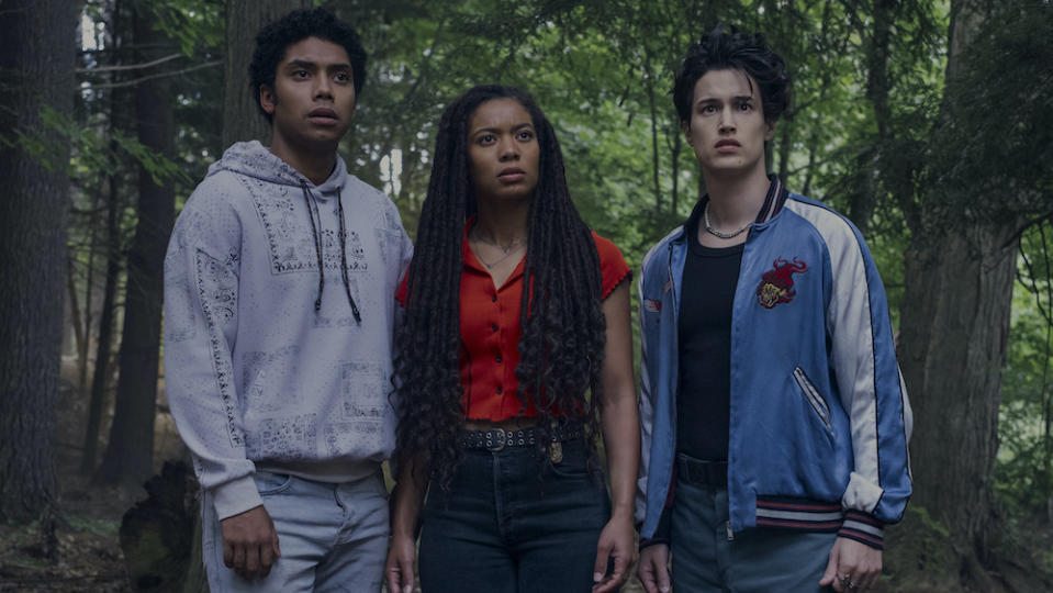 Chance Perdomo (Andre Anderson), Jaz Sinclair (Marie Moreau), Derek Luh (Jordan Li)