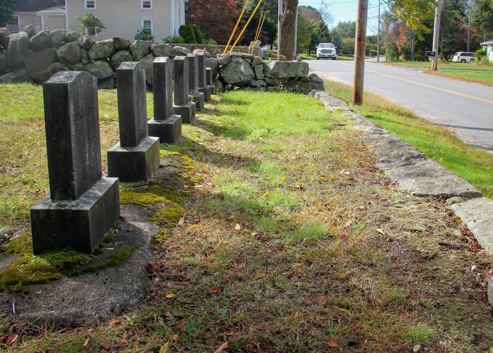 The Blossom family is buried along Blossom Road in Westport.