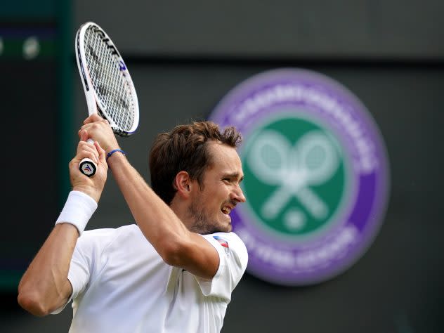 Russian Daniil Medvedev will not be at Wimbledon Credit: PA Images