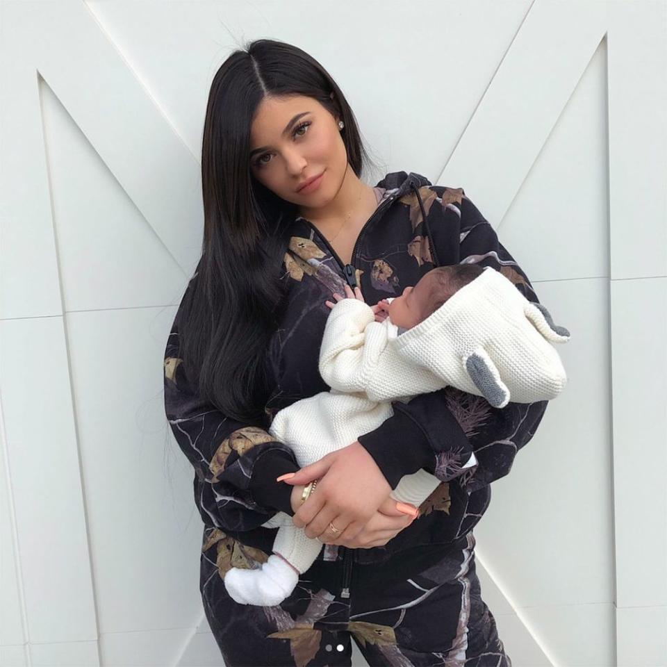 Kylie Jenner and daughter Stormi