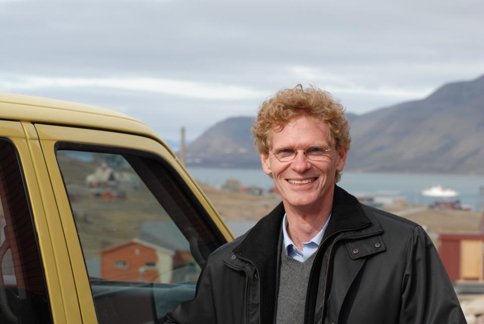 February 2008 - Cary Fowler, a 1967 White Station High School graduate, not far from the arctic seed vault near Svalbard, Norway.