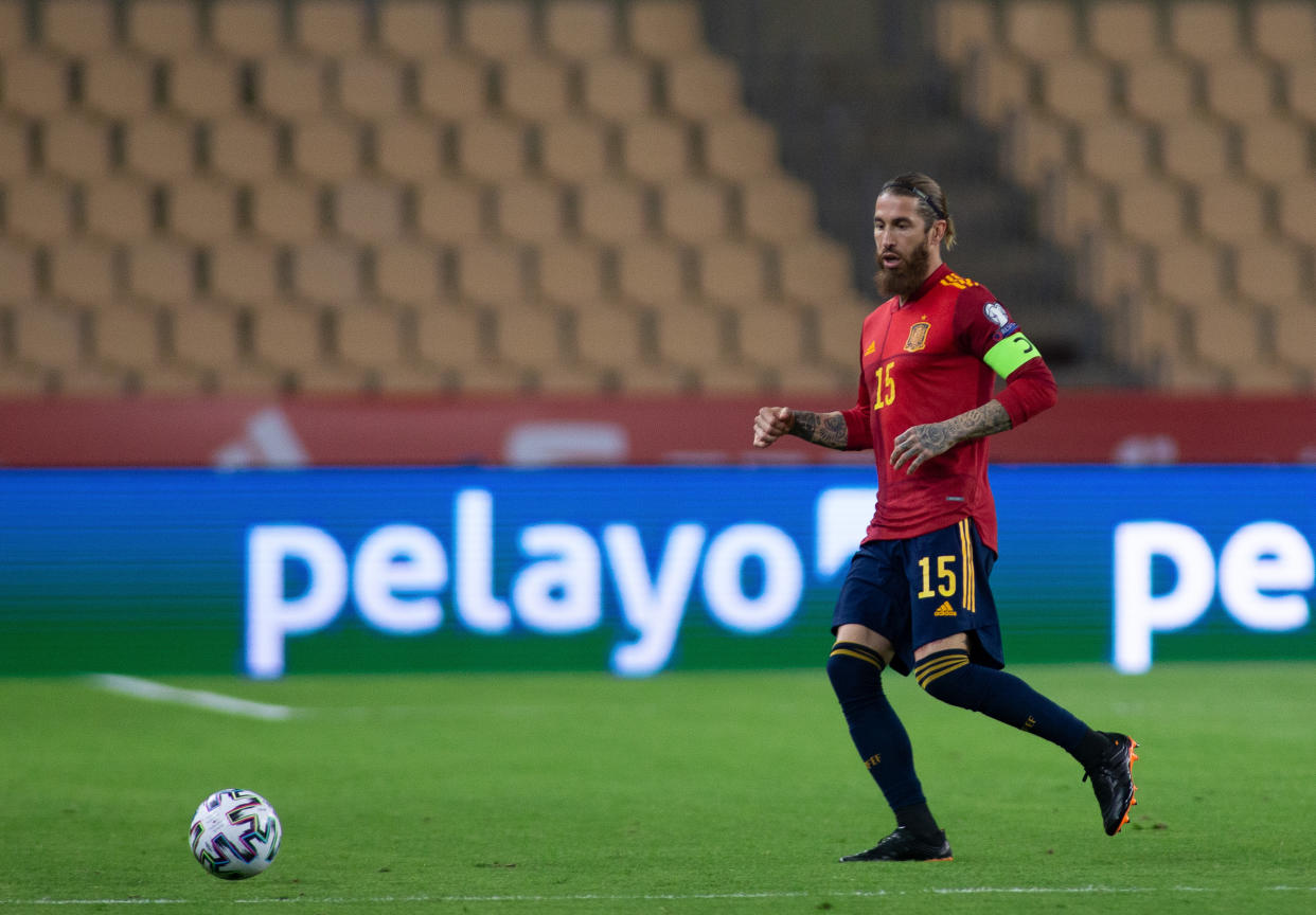 Sergio Ramos dijo adiós a sus posibilidades de ir a Qatar 2022. (Foto: Joaquin Corchero / Europa Press Sports via Getty Images)