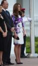 Kate Middleton à son arrivée à l'Istana, la résidence du président de Singapour, le 11 septembre 2012.