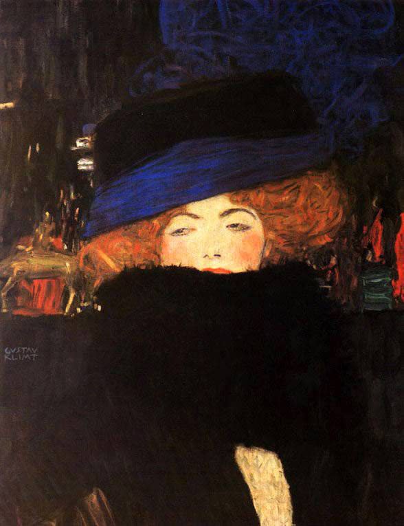 <h1 class="title">Gustav Klimt, <em>Lady with Hat and Feather Boa,</em> 1909</h1>