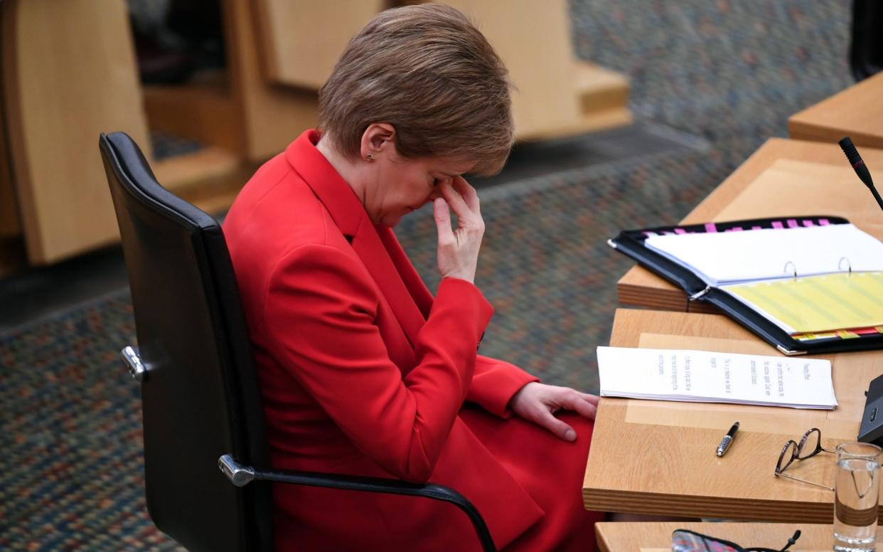 Nicola Sturgeon has been criticised for keeping Edinburgh and other council areas in Level 3 - Getty Images Europe