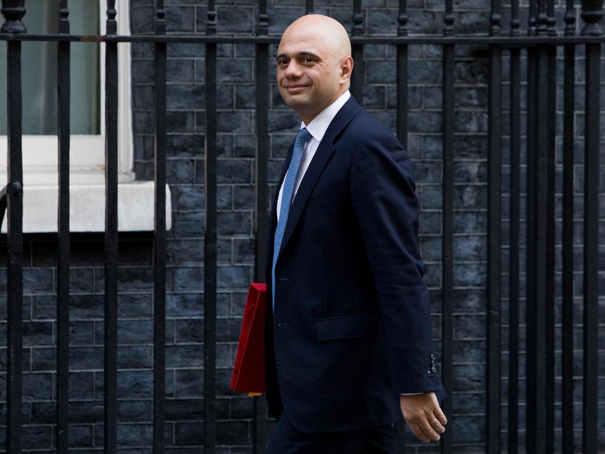 The home secretary Sajid Javid is said to be sceptical about the migration target and has dropped Theresa May's 'hostile environment' policy: Getty