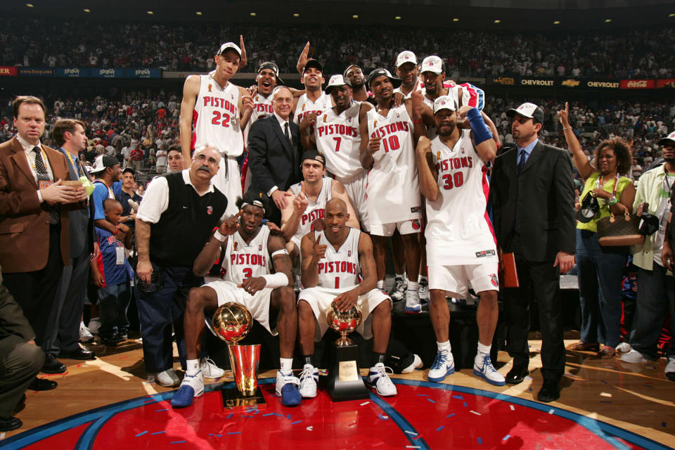 The 2004 Detroit Pistons were a special group. (Getty Images)