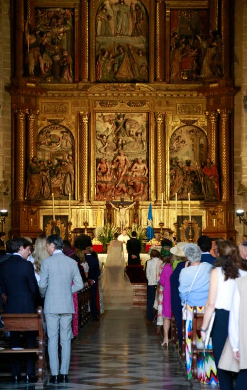 El altar de la iglesia de San Miguel