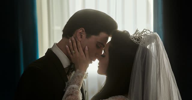 <p>A24</p> Elvis and Priscilla's wedding was one of the most important fashion moments for the costume team to recreate.