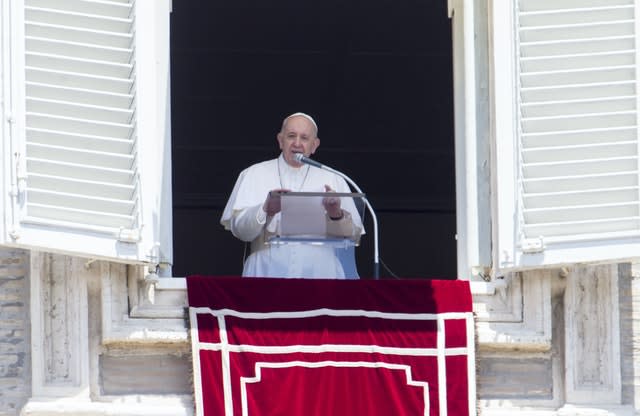 It is hoped Pope Francis will baptise the girls (Riccardo De Luca/AP) 