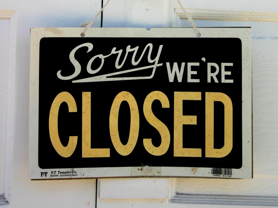 Sorry we're closed