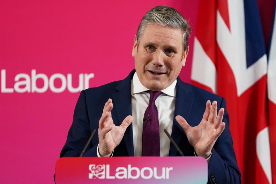 Labour leader Sir Keir Starmer is set to heap pressure on Boris Johnson in a speech on Saturday (Jacob King/PA) (PA Wire)