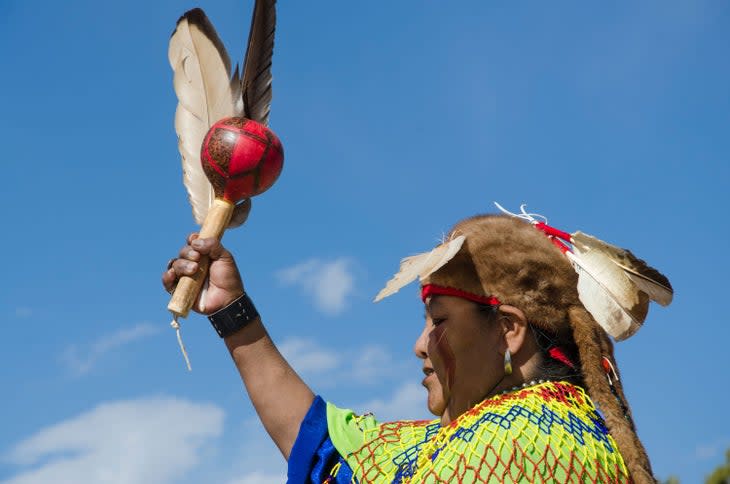 Havasupai celebration at the Bright Angel Trail dedication