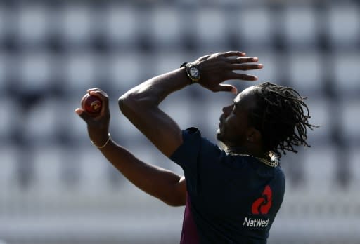 Test debut - England's Jofra Archer in training at Lord's