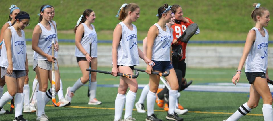 The Oyster River High School field hockey team looks to build on last year's 7-7-1 record.