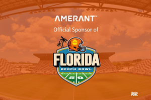 Amerant is the Official Sponsor of the Florida Beach Bowl