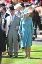 <p>Prince Charles the Prince of Wales and Camilla the Duchess of Cornwall arrived for the first day of the Royal Ascot. </p>