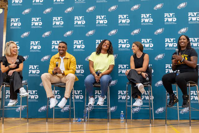 <p>Philadelphia Eagles</p> A Fly:FWD Panel Event