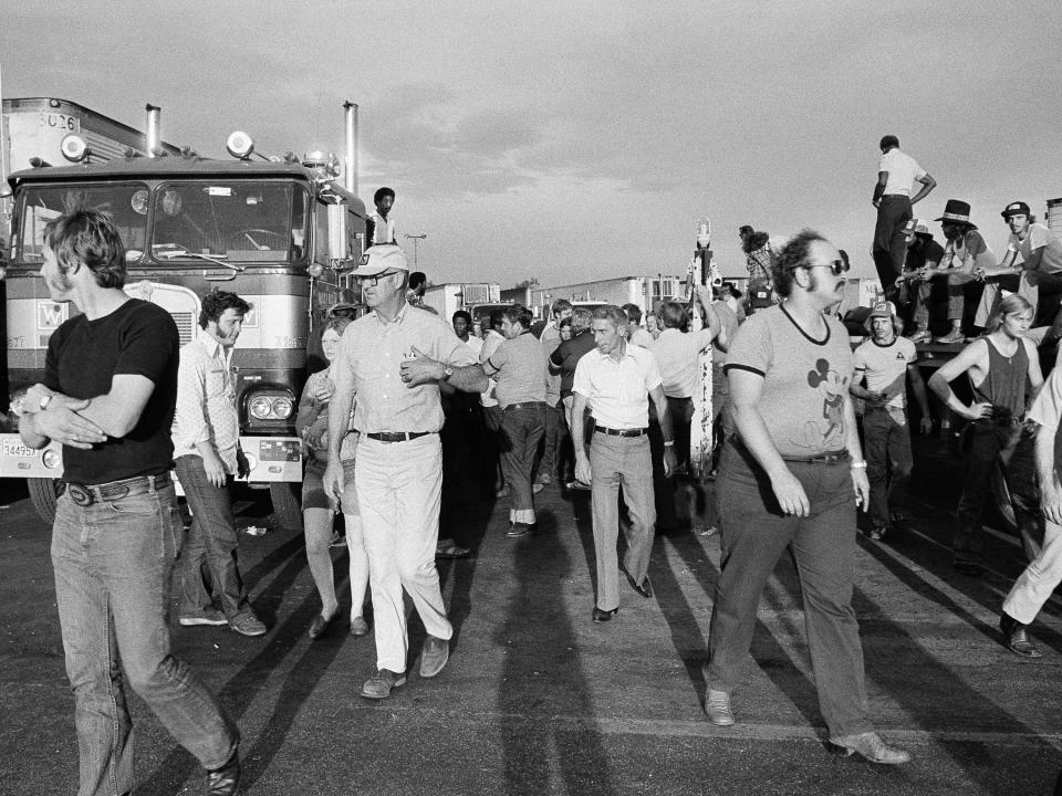 A truck driver strike in 1979.