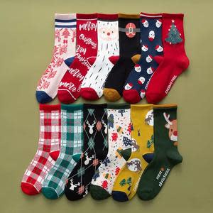 Unisex | Witty Socks(TM) Jacquard Santa Collection