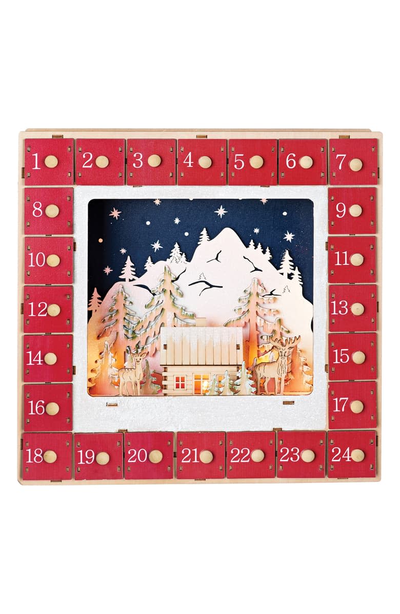 Cabin Village Light-Up Advent Calendar 