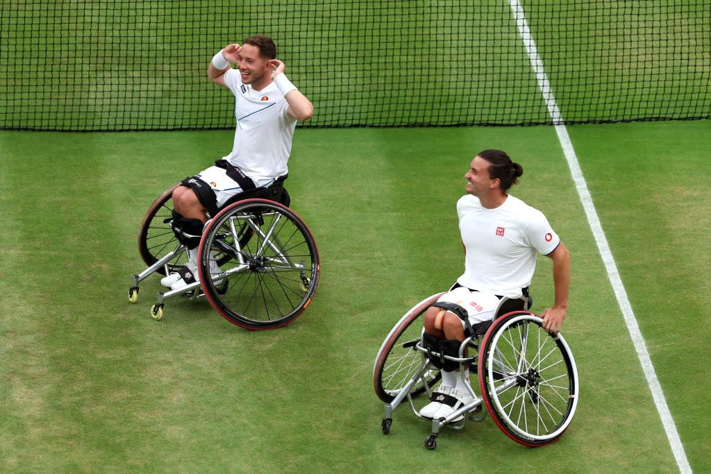 Alfie Hewett and Gordon Reid are back in action today (Getty Images)