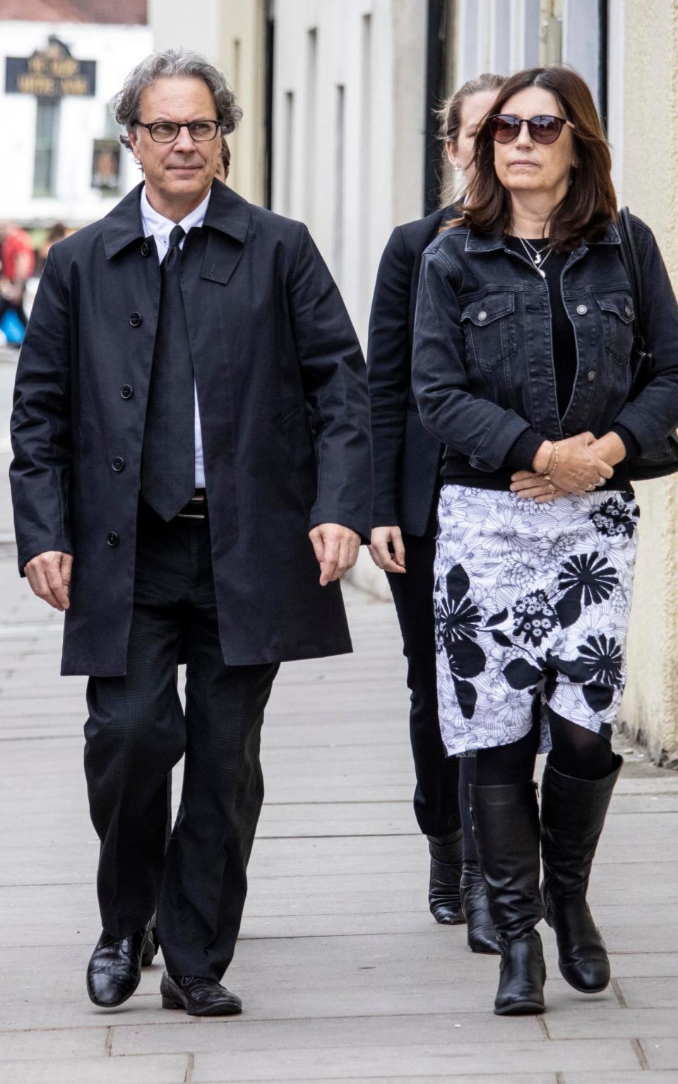 Molly’s parents, Ian and Janet, arriving at the inquest - Jeff Gilbert