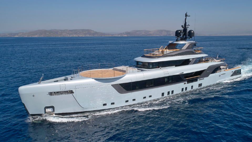 Geco is a new Superyacht from Admiral Yachts That Was Designed as a Party Platform