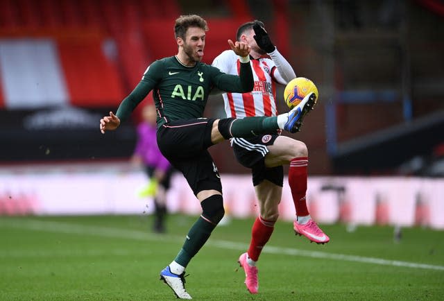 Joe Rodon and Oliver Burke battle for the ball