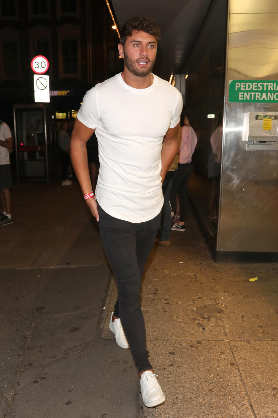 LONDON, ENGLAND – JULY 30: Mike Thallasitis attending The Sun’s Love Island 2018 finale viewing party at Covent Garden’s Tropicana sighting on July 30, 2018 in London, England. (Photo by Mark R. Milan/GC Images)