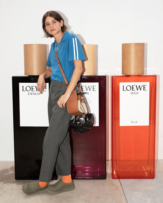 Alba Galocha en Loewe perfumes