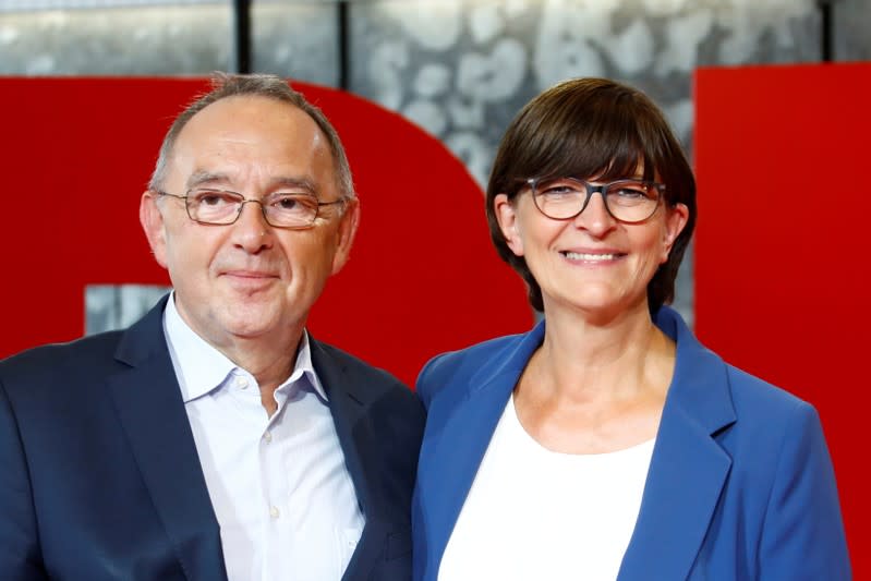 FILE PHOTO: Germany's SPD presents leadership candidates in Saarbruecken