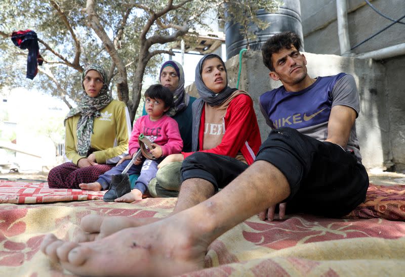 An Israeli missile worsens the adversity of five disabled siblings