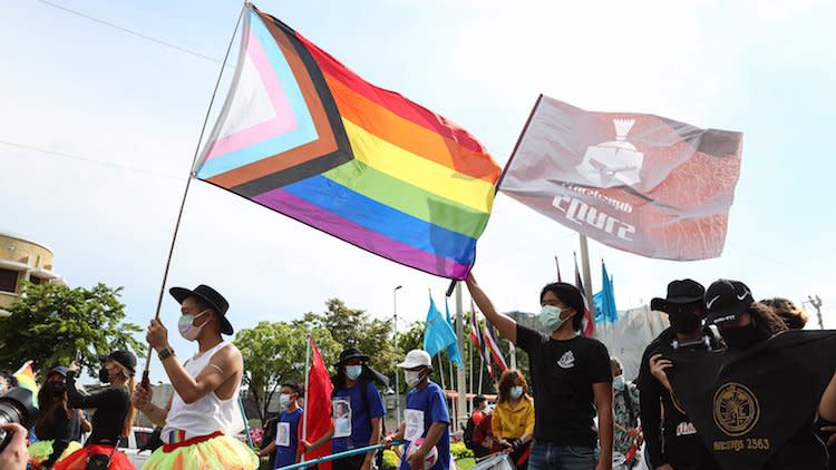 Thai protesters