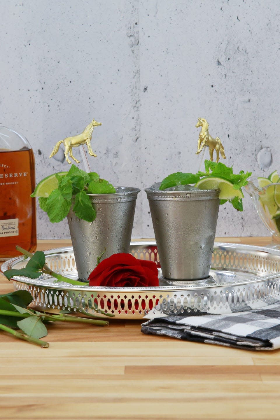 <p>Don't be fooled by the fancy glass—the signature drink of the Kentucky Derby is very good, but it's definitely not difficult to make. </p><p><strong><a href="https://www.countryliving.com/food-drinks/recipes/a42907/mint-julep-recipe/" rel="nofollow noopener" target="_blank" data-ylk="slk:Get the recipe;elm:context_link;itc:0;sec:content-canvas" class="link ">Get the recipe</a>.</strong> </p>