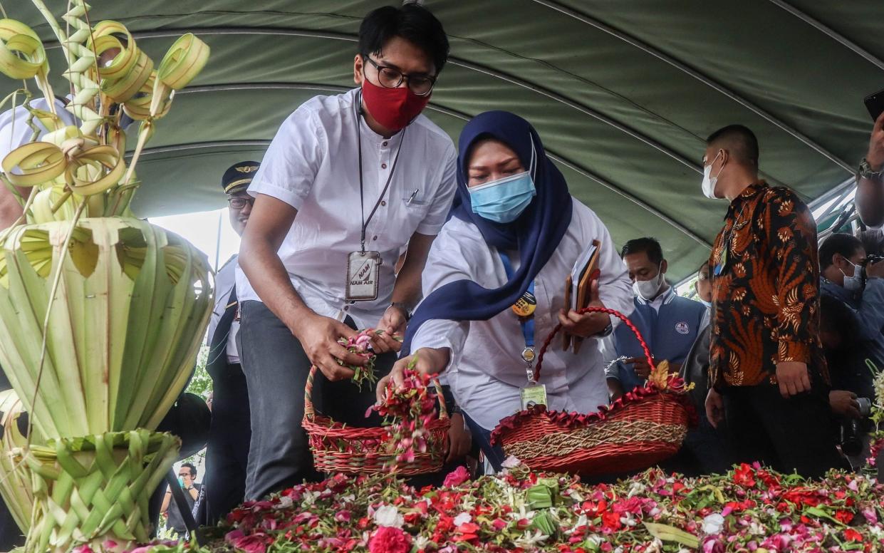 Funeral ceremony for Sriwijaya aircraft crew in Surabaya - Anadolu Agency