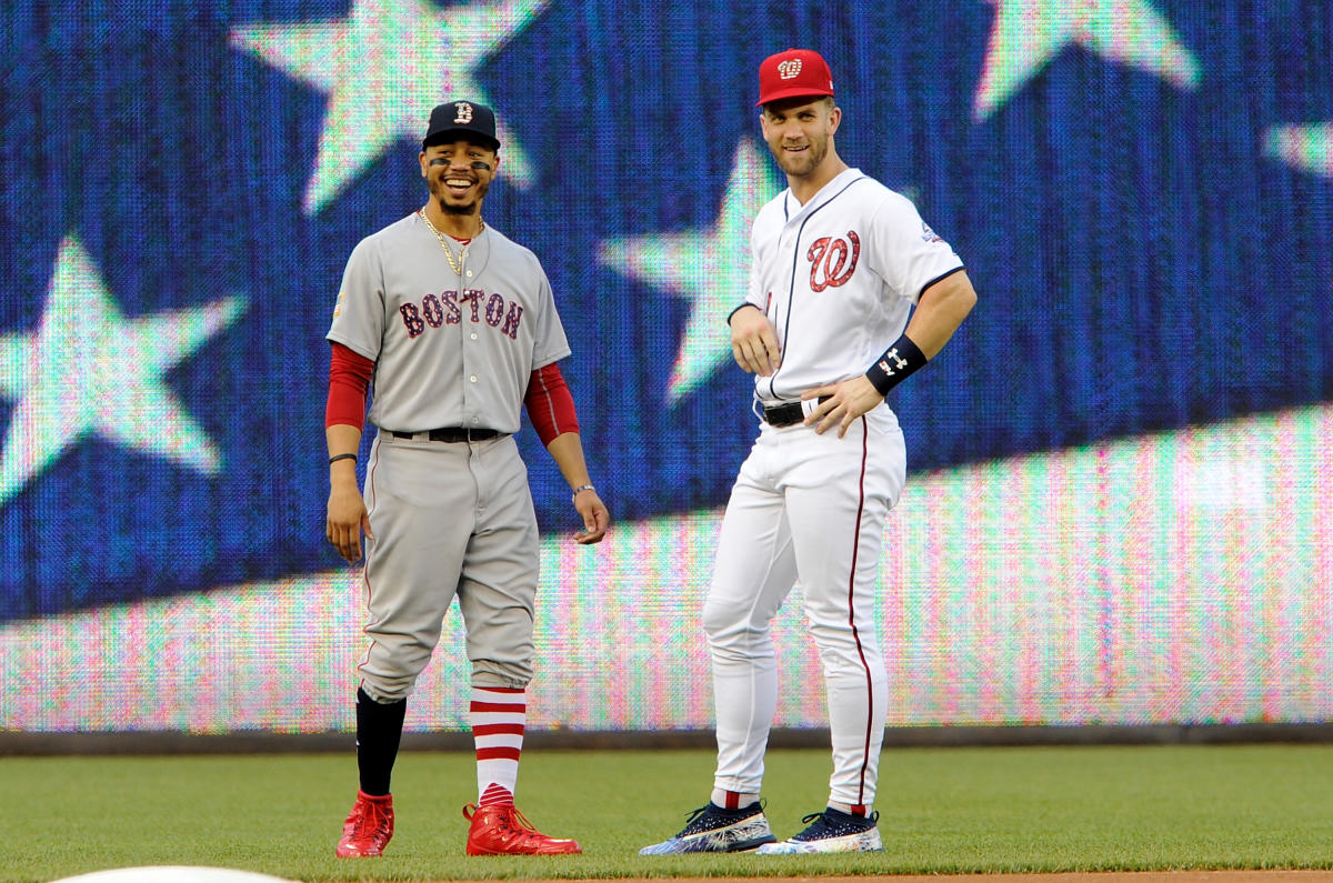 Why Bryce Harper is rooting for Mookie Betts to beat his $330 million deal