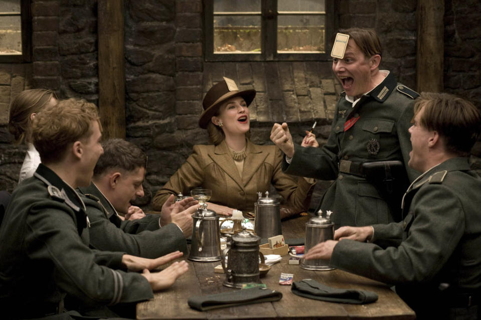 Alexander Fehling Zack Volker Michalowski Diane Kruger Arndt Schwering-Sohnrey Ken Duken Inglourious Basterds Production Stills The Weinstein Company 2009