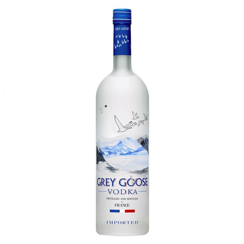<p><a class="link " href="https://go.skimresources.com?id=127X678080&xs=1&url=https%3A%2F%2Fwww.thebottleclub.com%2Fproducts%2Fgrey-goose-vodka-70cl%3Futm_medium%3Dcpc%26utm_source%3Dgoogle%26utm_campaign%3DGoogle%2520Shopping%26gclsrc%3Daw.ds%26%26gclid%3DCj0KCQiAwf39BRCCARIsALXWETxkupRBXffUesFULqgzTXQOlkN-GxKeQS5ZLNfcbKhsG5w_5Y3-sN0aArluEALw_wcB%26gclsrc%3Daw.ds" rel="noopener" target="_blank" data-ylk="slk:SHOP;elm:context_link;itc:0;sec:content-canvas">SHOP</a></p><p>This French tipple combines the purest water and wheat for a smooth finish. It can be difficult to pick up on tasting notes in vodka, but in this case, there's a subtle thread of almond. This premium vodka is smooth and creamy enough to be drunk alone, as well as with mixers.</p><p>£33, <a href="https://go.skimresources.com?id=127X678080&xs=1&url=https%3A%2F%2Fwww.thebottleclub.com%2Fproducts%2Fgrey-goose-vodka-70cl%3Futm_medium%3Dcpc%26utm_source%3Dgoogle%26utm_campaign%3DGoogle%2520Shopping%26gclsrc%3Daw.ds%26%26gclid%3DCj0KCQiAwf39BRCCARIsALXWETxkupRBXffUesFULqgzTXQOlkN-GxKeQS5ZLNfcbKhsG5w_5Y3-sN0aArluEALw_wcB%26gclsrc%3Daw.ds" rel="noopener" target="_blank" data-ylk="slk:The Bottle Club;elm:context_link;itc:0;sec:content-canvas" class="link ">The Bottle Club</a></p>