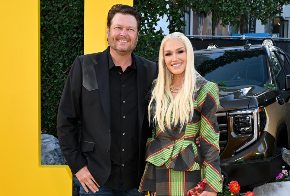 gwen stefani, the fall guy, blake shelton