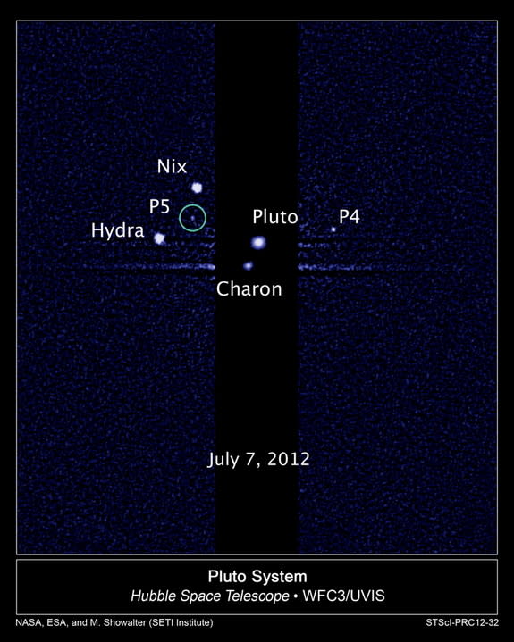 NASA's Hubble Telescope discovered four of Pluto's five known moons.