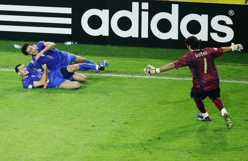 Just Fab: Fabio Grosso was Italy’s hero in the World Cup final and semi final in 2006