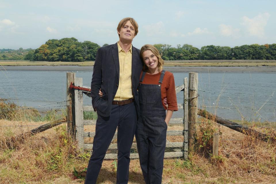 beyond paradise's humphrey goodman kris marshall and martha lloyd sally bretton