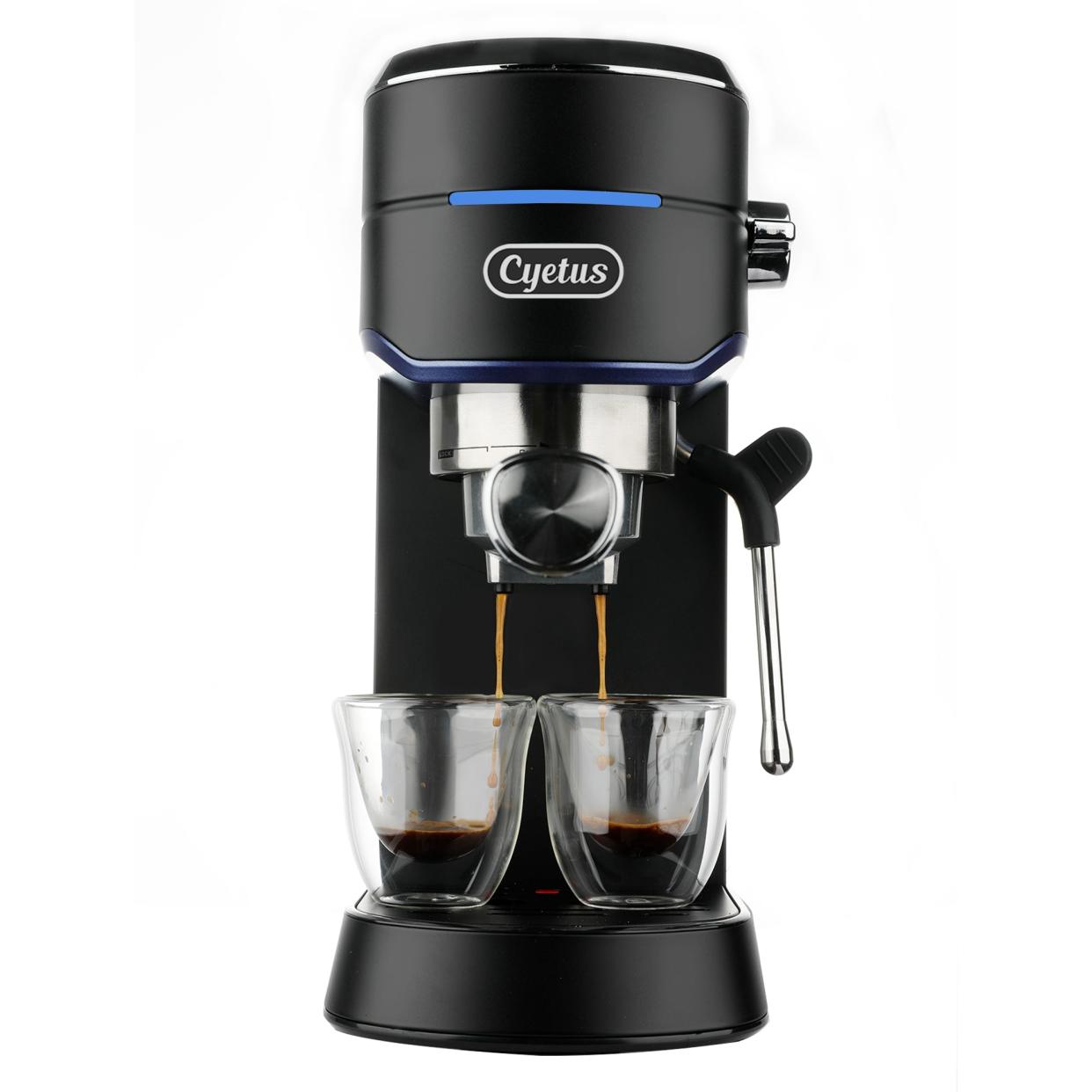 <p><a href="https://www.cyetus.com/products/cyetus-professional-espresso-coffee-machine" rel="nofollow noopener" target="_blank" data-ylk="slk:Shop Now;elm:context_link;itc:0;sec:content-canvas" class="link rapid-noclick-resp">Shop Now</a></p><p>Cyetus Espresso Maker Space Saver </p><p>cyetus.com</p><p>$249.99</p><span class="copyright">Cyetus</span>