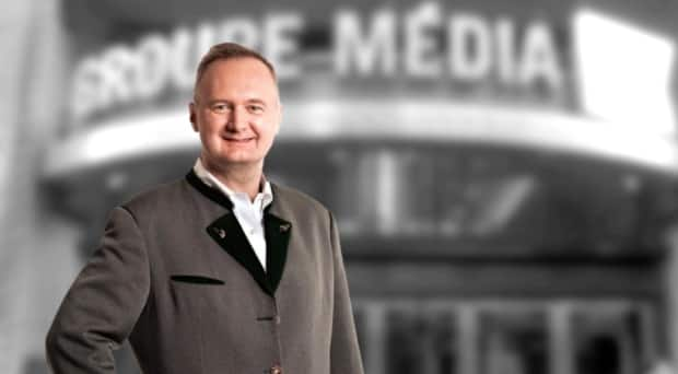 Éric Minoli, interim president of Groupe Média TFO, a public educational media company, has been placed on administrative leave amid allegations of workplace harassment. (Camille Gauthier/ Groupe Média TFO  - image credit)